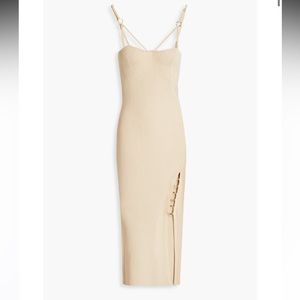 Nicholas - Jules Rib Knit Cage Dress w/ Rings - Xs